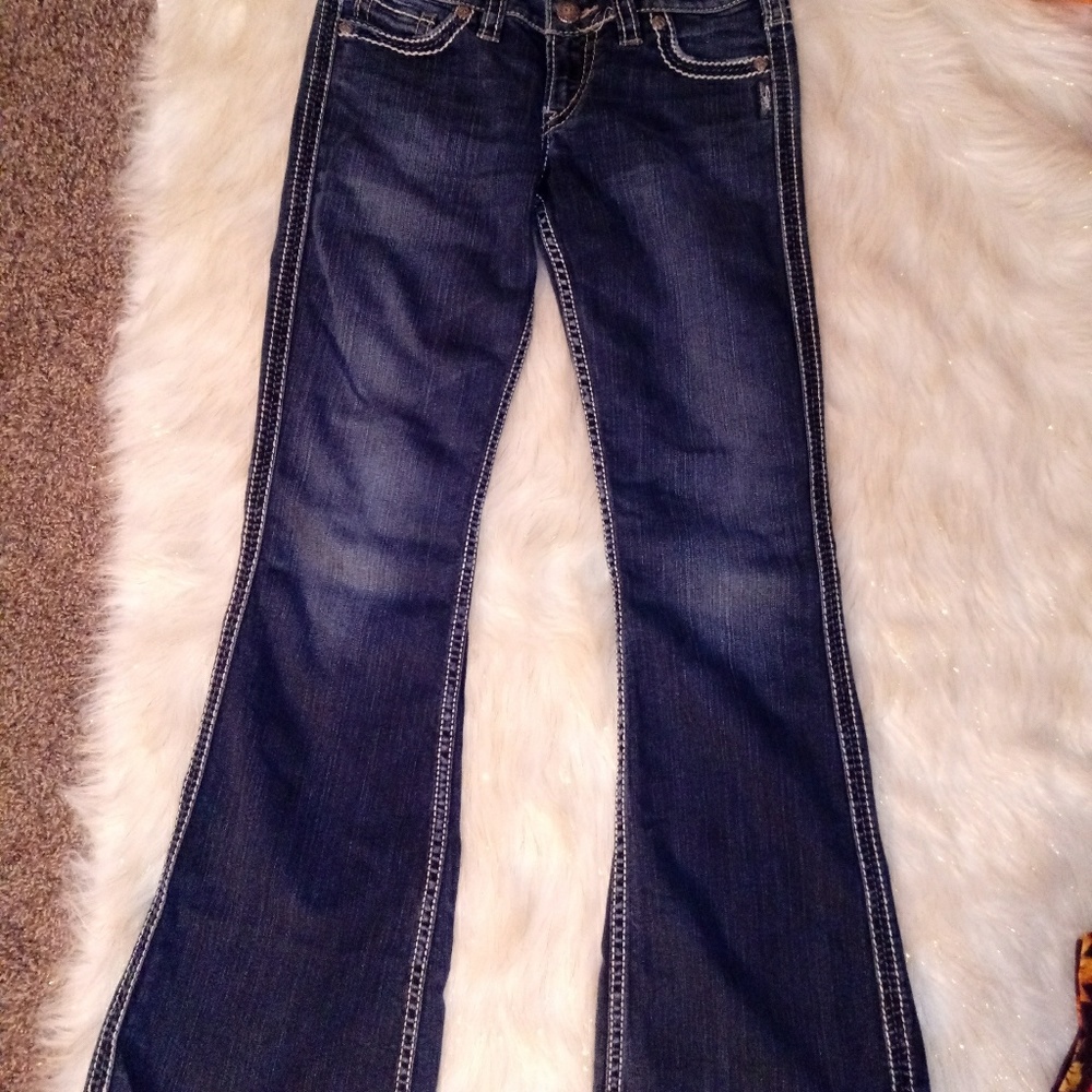 Dark Pair of Silver Jeans